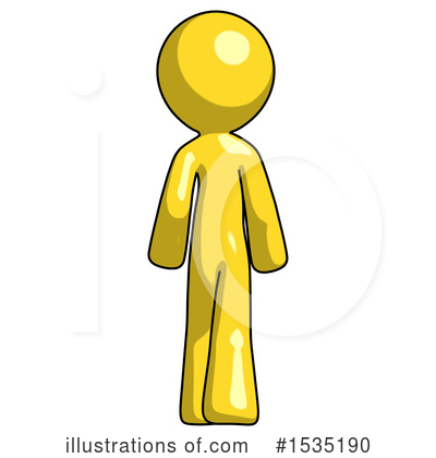 Royalty-Free (RF) Yellow Design Mascot Clipart Illustration by Leo Blanchette - Stock Sample #1535190