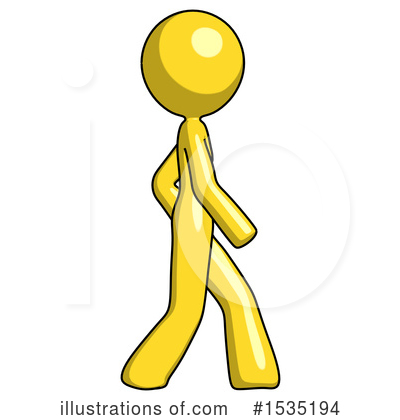 Royalty-Free (RF) Yellow Design Mascot Clipart Illustration by Leo Blanchette - Stock Sample #1535194