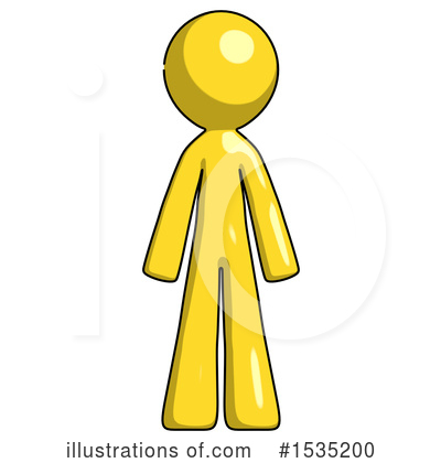 Royalty-Free (RF) Yellow Design Mascot Clipart Illustration by Leo Blanchette - Stock Sample #1535200