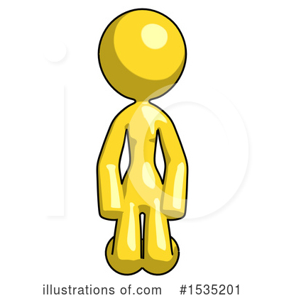 Royalty-Free (RF) Yellow Design Mascot Clipart Illustration by Leo Blanchette - Stock Sample #1535201
