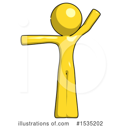 Royalty-Free (RF) Yellow Design Mascot Clipart Illustration by Leo Blanchette - Stock Sample #1535202