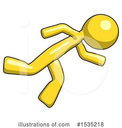 Royalty-Free (RF) Yellow Design Mascot Clipart Illustration by Leo Blanchette - Stock Sample #1535218