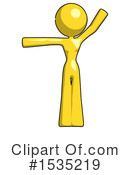 Yellow Design Mascot Clipart #1535219 by Leo Blanchette
