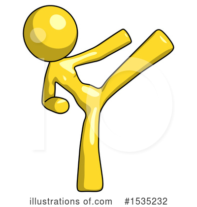 Royalty-Free (RF) Yellow Design Mascot Clipart Illustration by Leo Blanchette - Stock Sample #1535232