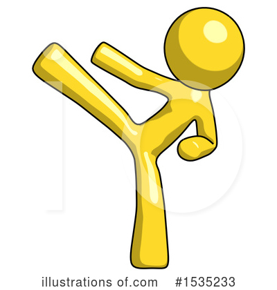 Royalty-Free (RF) Yellow Design Mascot Clipart Illustration by Leo Blanchette - Stock Sample #1535233
