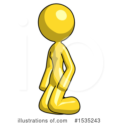Royalty-Free (RF) Yellow Design Mascot Clipart Illustration by Leo Blanchette - Stock Sample #1535243