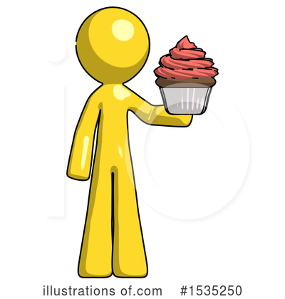 Royalty-Free (RF) Yellow Design Mascot Clipart Illustration by Leo Blanchette - Stock Sample #1535250