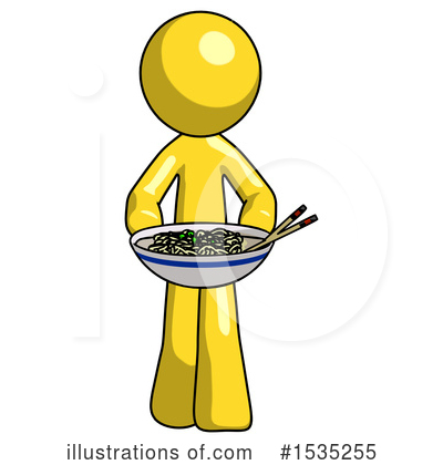 Royalty-Free (RF) Yellow Design Mascot Clipart Illustration by Leo Blanchette - Stock Sample #1535255