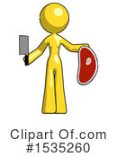 Yellow Design Mascot Clipart #1535260 by Leo Blanchette