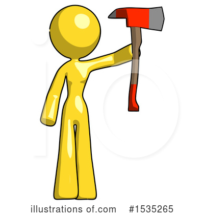 Royalty-Free (RF) Yellow Design Mascot Clipart Illustration by Leo Blanchette - Stock Sample #1535265