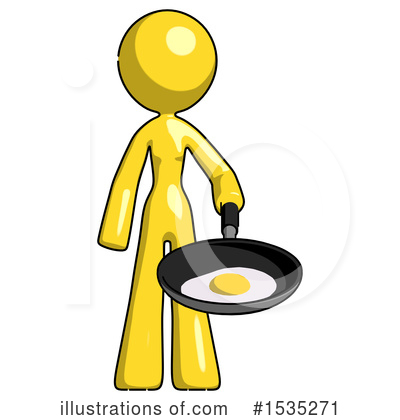 Royalty-Free (RF) Yellow Design Mascot Clipart Illustration by Leo Blanchette - Stock Sample #1535271
