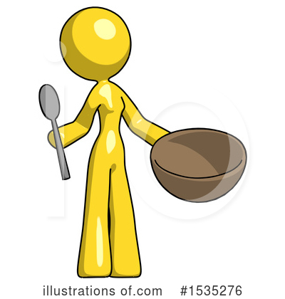 Royalty-Free (RF) Yellow Design Mascot Clipart Illustration by Leo Blanchette - Stock Sample #1535276