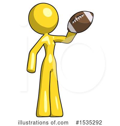 Royalty-Free (RF) Yellow Design Mascot Clipart Illustration by Leo Blanchette - Stock Sample #1535292