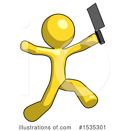 Royalty-Free (RF) Yellow Design Mascot Clipart Illustration by Leo Blanchette - Stock Sample #1535301