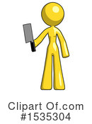 Yellow Design Mascot Clipart #1535304 by Leo Blanchette