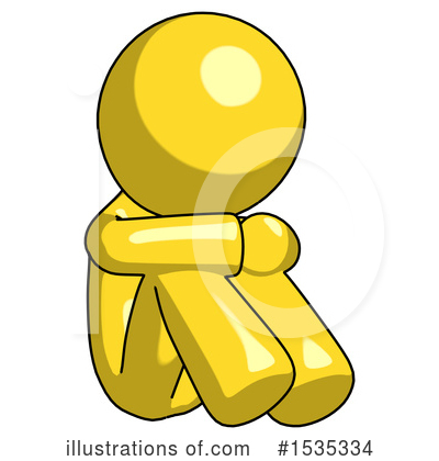 Royalty-Free (RF) Yellow Design Mascot Clipart Illustration by Leo Blanchette - Stock Sample #1535334