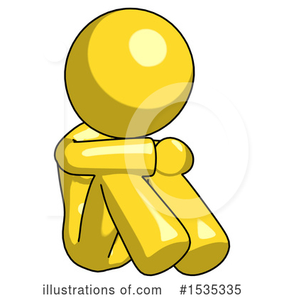 Royalty-Free (RF) Yellow Design Mascot Clipart Illustration by Leo Blanchette - Stock Sample #1535335