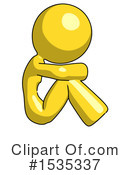 Yellow Design Mascot Clipart #1535337 by Leo Blanchette