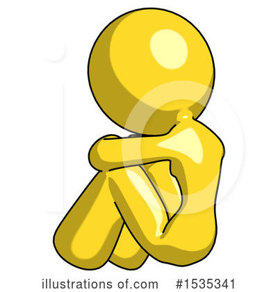 Royalty-Free (RF) Yellow Design Mascot Clipart Illustration by Leo Blanchette - Stock Sample #1535341