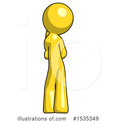 Royalty-Free (RF) Yellow Design Mascot Clipart Illustration by Leo Blanchette - Stock Sample #1535349