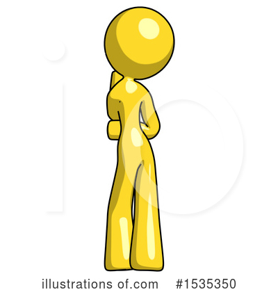 Royalty-Free (RF) Yellow Design Mascot Clipart Illustration by Leo Blanchette - Stock Sample #1535350