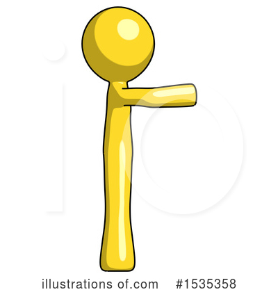 Royalty-Free (RF) Yellow Design Mascot Clipart Illustration by Leo Blanchette - Stock Sample #1535358