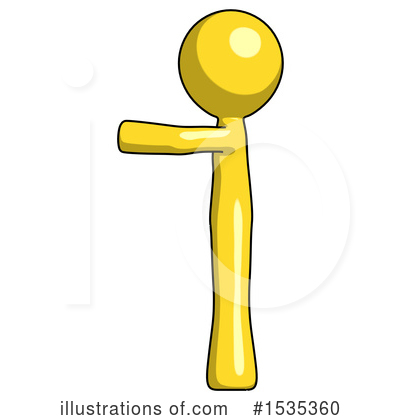 Royalty-Free (RF) Yellow Design Mascot Clipart Illustration by Leo Blanchette - Stock Sample #1535360