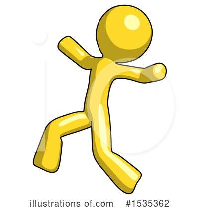 Royalty-Free (RF) Yellow Design Mascot Clipart Illustration by Leo Blanchette - Stock Sample #1535362
