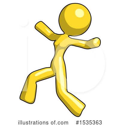 Royalty-Free (RF) Yellow Design Mascot Clipart Illustration by Leo Blanchette - Stock Sample #1535363
