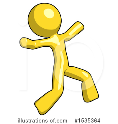 Royalty-Free (RF) Yellow Design Mascot Clipart Illustration by Leo Blanchette - Stock Sample #1535364