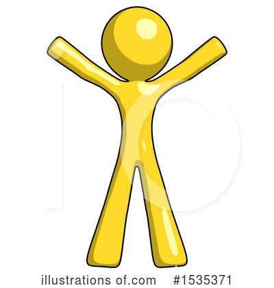 Royalty-Free (RF) Yellow Design Mascot Clipart Illustration by Leo Blanchette - Stock Sample #1535371