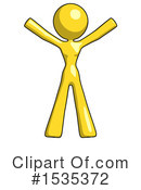 Yellow Design Mascot Clipart #1535372 by Leo Blanchette