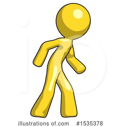 Royalty-Free (RF) Yellow Design Mascot Clipart Illustration by Leo Blanchette - Stock Sample #1535378