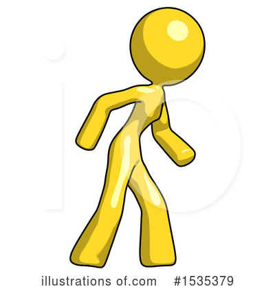 Royalty-Free (RF) Yellow Design Mascot Clipart Illustration by Leo Blanchette - Stock Sample #1535379