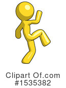 Yellow Design Mascot Clipart #1535382 by Leo Blanchette