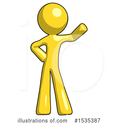Royalty-Free (RF) Yellow Design Mascot Clipart Illustration by Leo Blanchette - Stock Sample #1535387