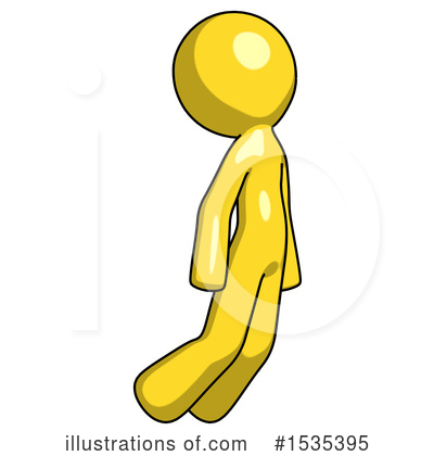 Royalty-Free (RF) Yellow Design Mascot Clipart Illustration by Leo Blanchette - Stock Sample #1535395