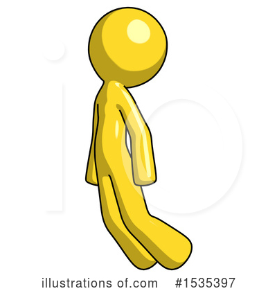 Royalty-Free (RF) Yellow Design Mascot Clipart Illustration by Leo Blanchette - Stock Sample #1535397