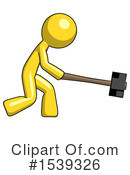 Yellow Design Mascot Clipart #1539326 by Leo Blanchette