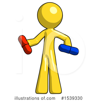 Royalty-Free (RF) Yellow Design Mascot Clipart Illustration by Leo Blanchette - Stock Sample #1539330