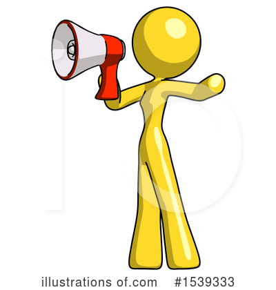 Royalty-Free (RF) Yellow Design Mascot Clipart Illustration by Leo Blanchette - Stock Sample #1539333