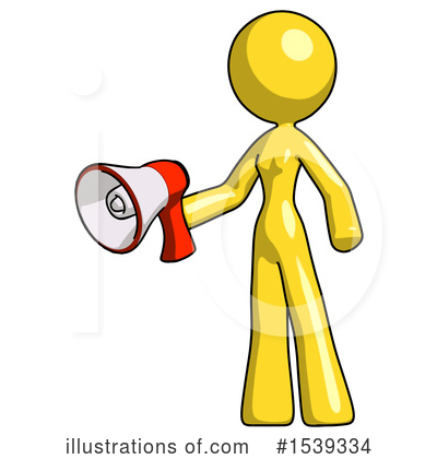 Royalty-Free (RF) Yellow Design Mascot Clipart Illustration by Leo Blanchette - Stock Sample #1539334