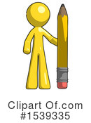 Yellow Design Mascot Clipart #1539335 by Leo Blanchette