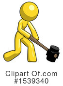 Yellow Design Mascot Clipart #1539340 by Leo Blanchette