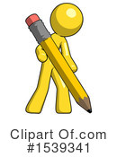 Yellow Design Mascot Clipart #1539341 by Leo Blanchette