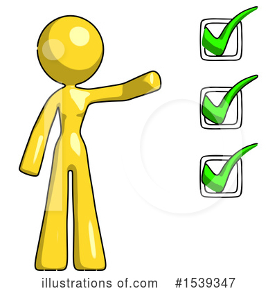 Royalty-Free (RF) Yellow Design Mascot Clipart Illustration by Leo Blanchette - Stock Sample #1539347