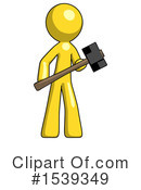 Yellow Design Mascot Clipart #1539349 by Leo Blanchette
