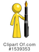 Yellow Design Mascot Clipart #1539353 by Leo Blanchette