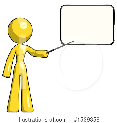 Royalty-Free (RF) Yellow Design Mascot Clipart Illustration by Leo Blanchette - Stock Sample #1539358