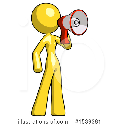 Royalty-Free (RF) Yellow Design Mascot Clipart Illustration by Leo Blanchette - Stock Sample #1539361